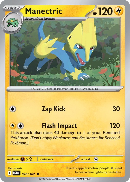 Manectric 076/182 - Reverse Holo