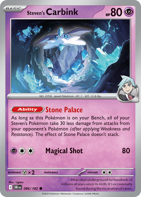 Steven’s Carbink 086/182 - Reverse Holo