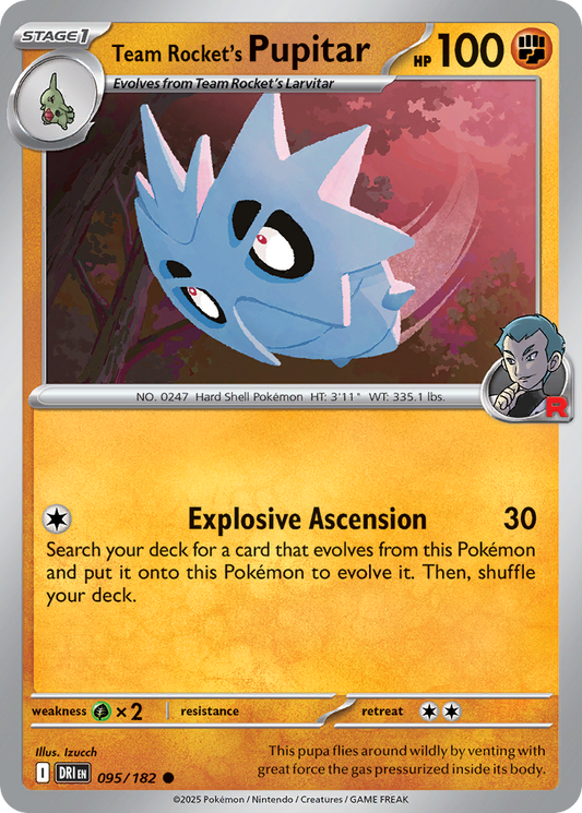 Team Rocket’s Pupitar 095/182