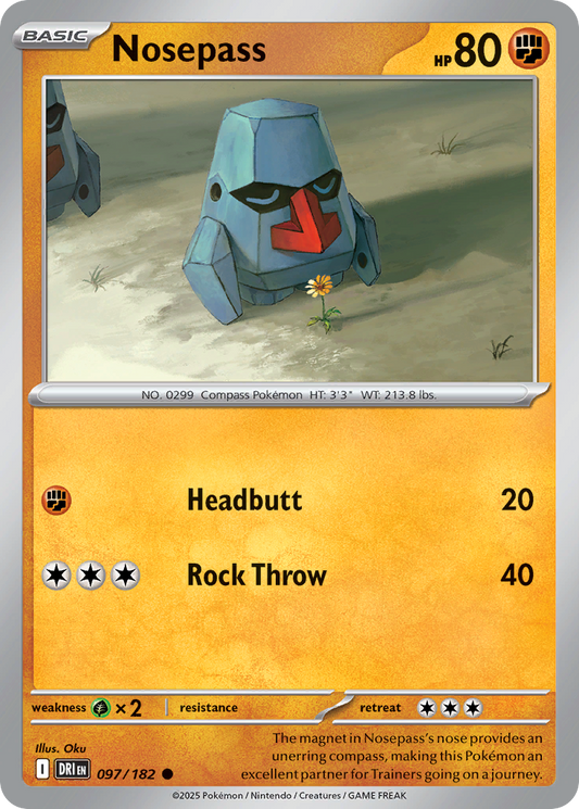 Nosepass 097/182 - Reverse Holo