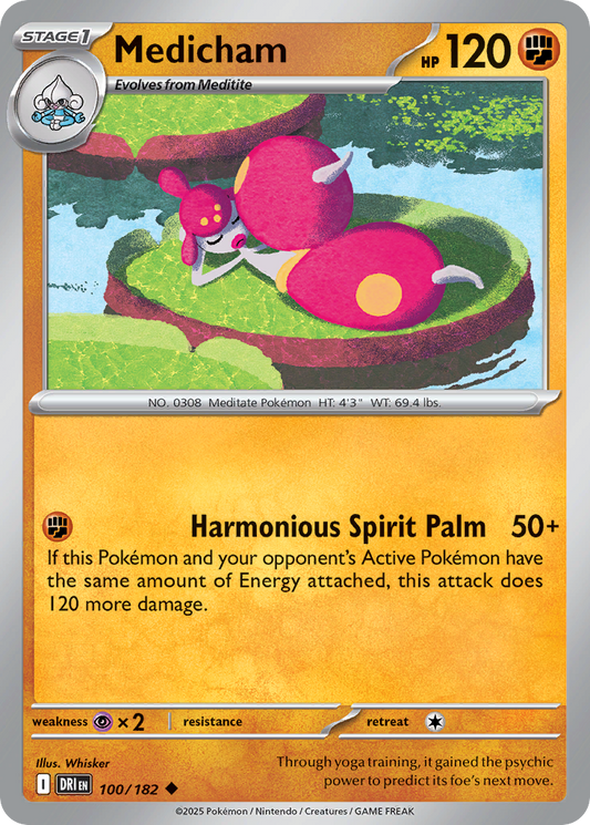 Medicham 100/182 - Reverse Holo