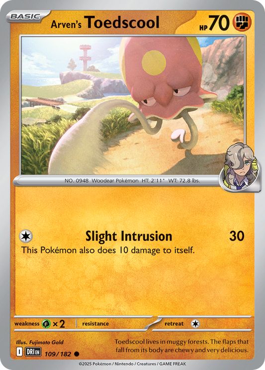 Arven’s Toedscool 109/182 - Reverse Holo
