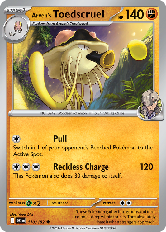 Arven’s Toedscruel 110/182 - Reverse Holo