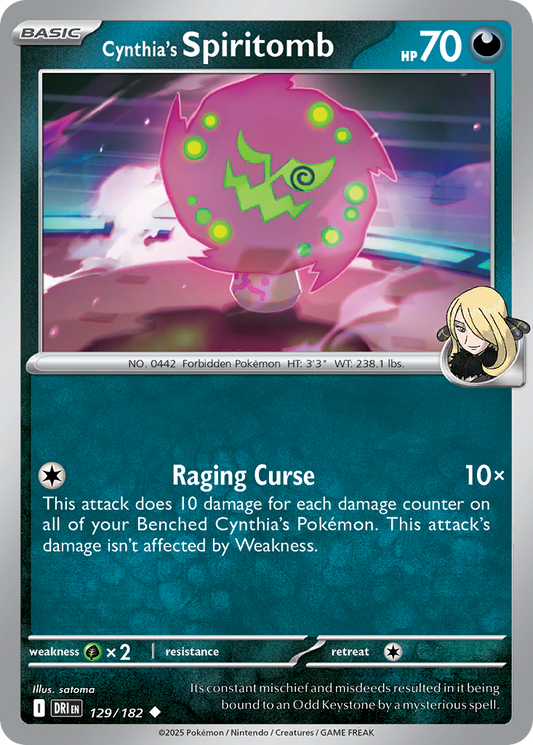 Cynthia’s Spiritomb 129/182
