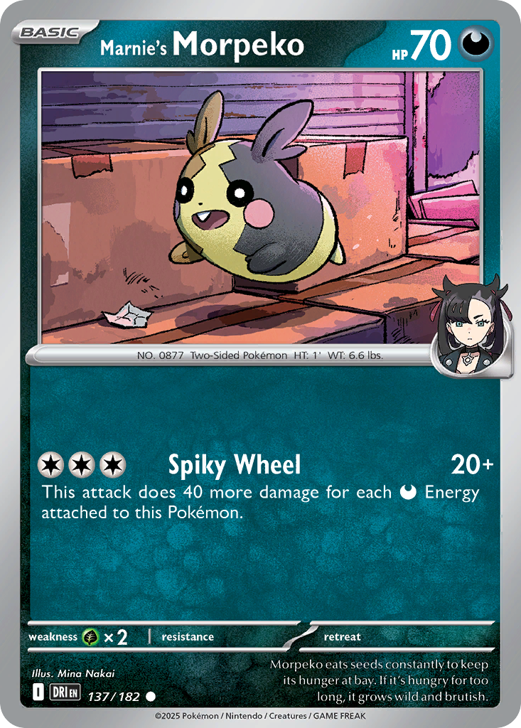Marnie’s Morpeko 137/182 - Reverse Holo