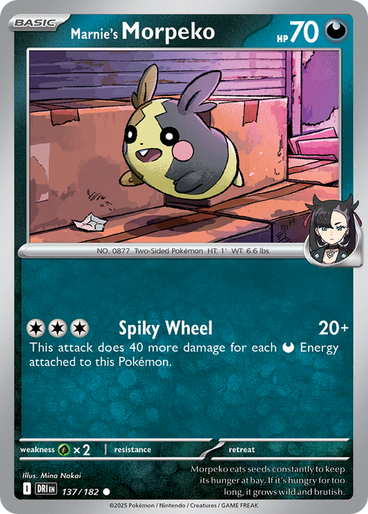 Marnie’s Morpeko 137/182 - Reverse Holo