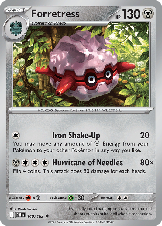 Forretress 140/182 - Reverse Holo