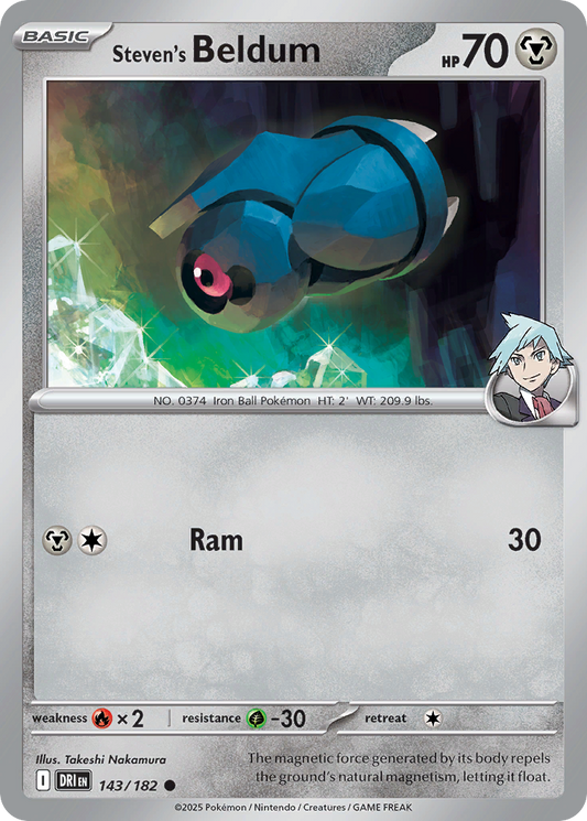 Steven’s Beldum 143/182 - Reverse Holo