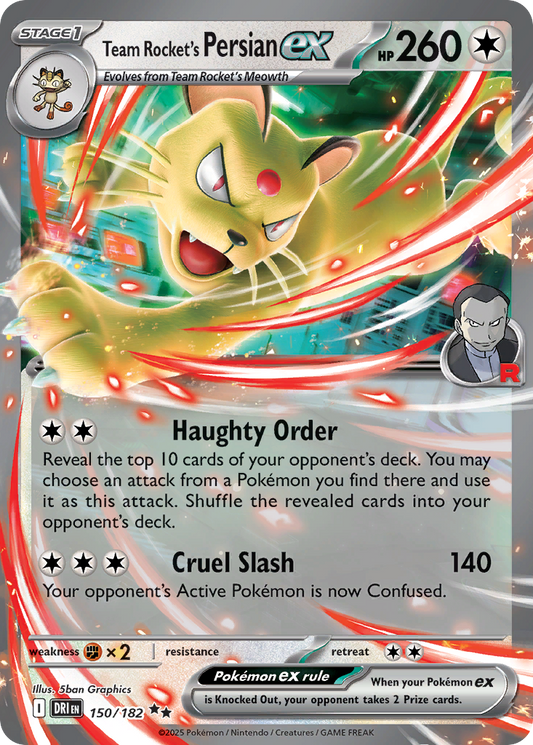 Team Rocket’s Persian ex 150/182