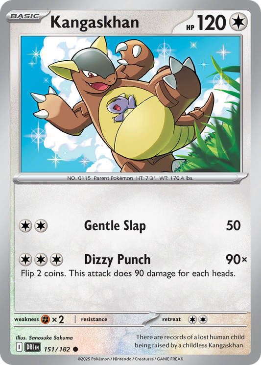 Kangaskhan 151/182 - Reverse Holo