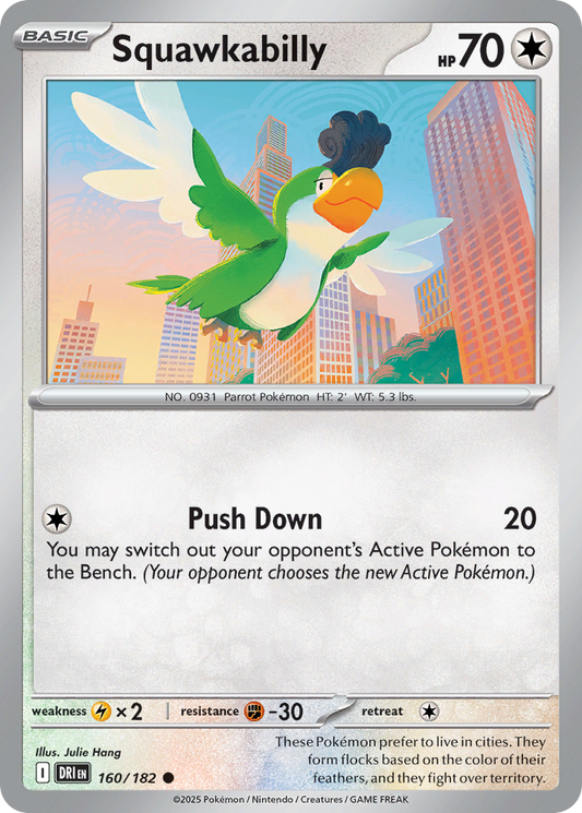 Squawkabilly 160/182 - Reverse Holo