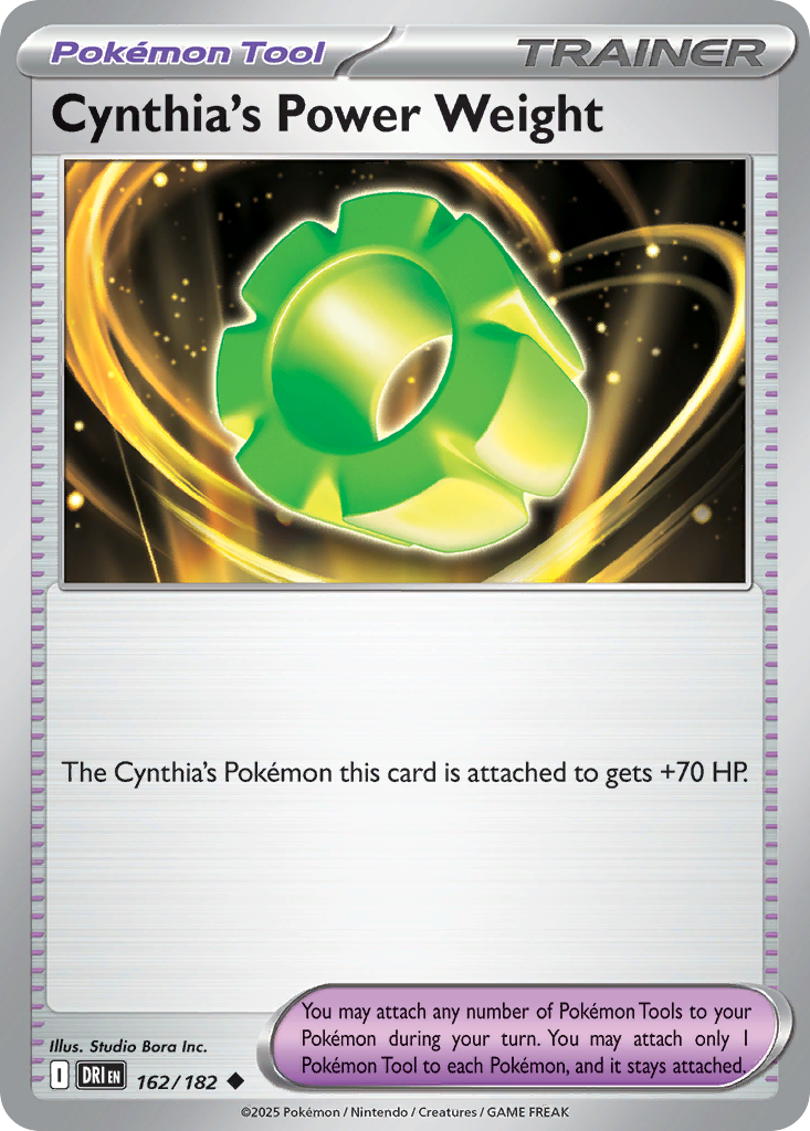 Cynthia’s Power Weight 162/182 - Reverse Holo