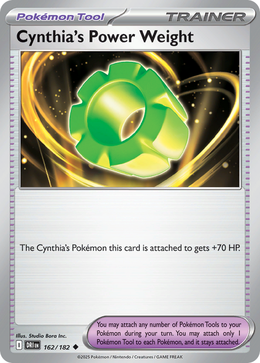 Cynthia’s Power Weight 162/182 - Reverse Holo