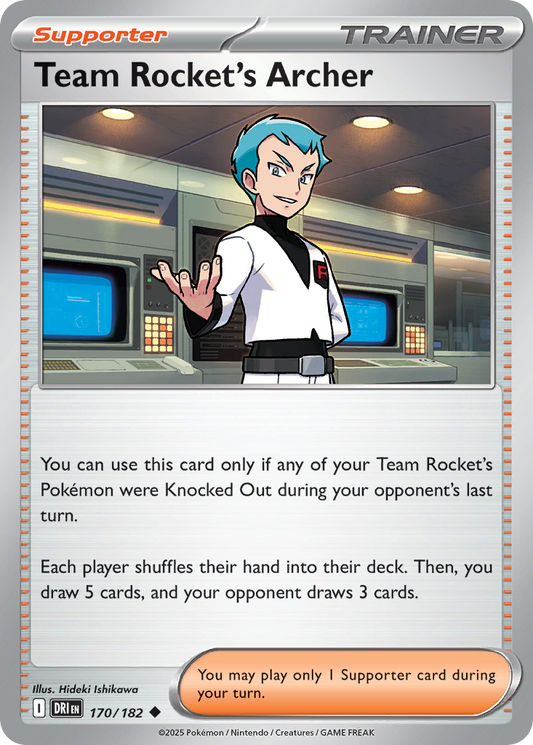 Team Rocket’s Archer 170/182 - Reverse Holo