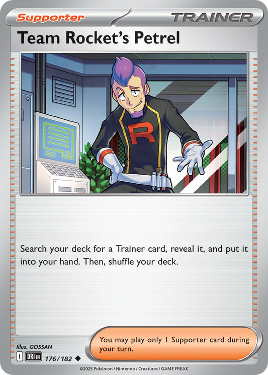 Team Rocket’s Petrel 176/182 - Reverse Holo
