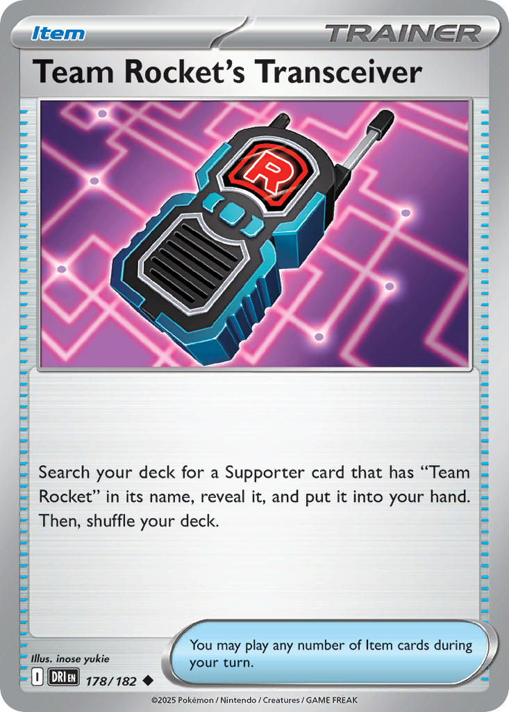 Team Rocket’s Transceiver 178/182 - Reverse Holo
