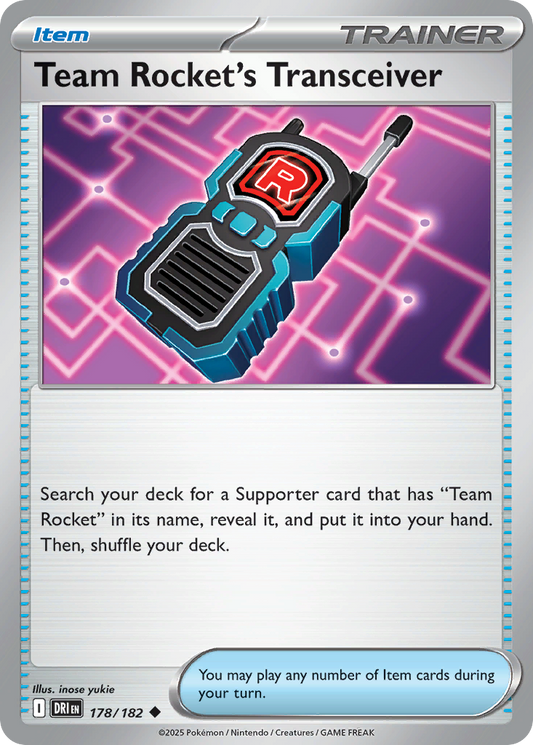Team Rocket’s Transceiver 178/182 - Reverse Holo
