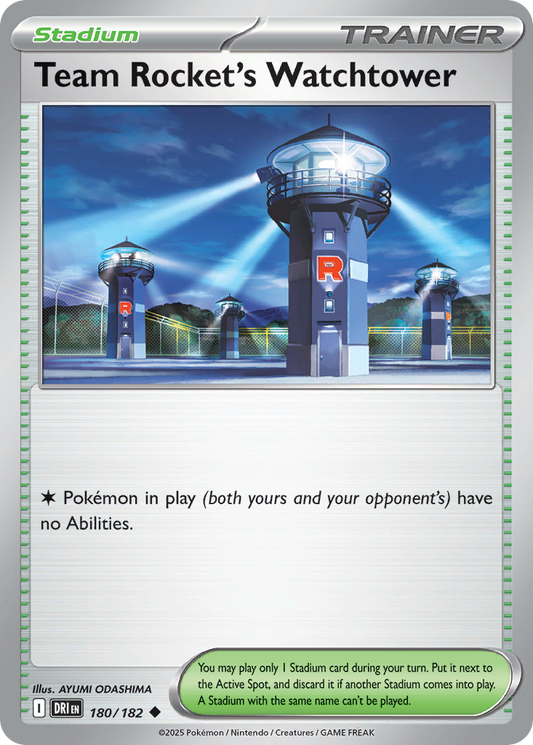 Team Rocket’s Watchtower 180/182 - Reverse Holo