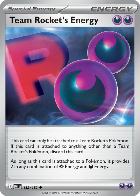 Team Rocket’s Energy 182/182 - Reverse Holo