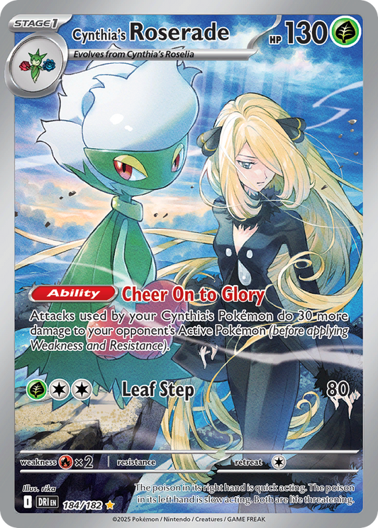 Cynthia’s Roserade 184/182 - Reverse Holo