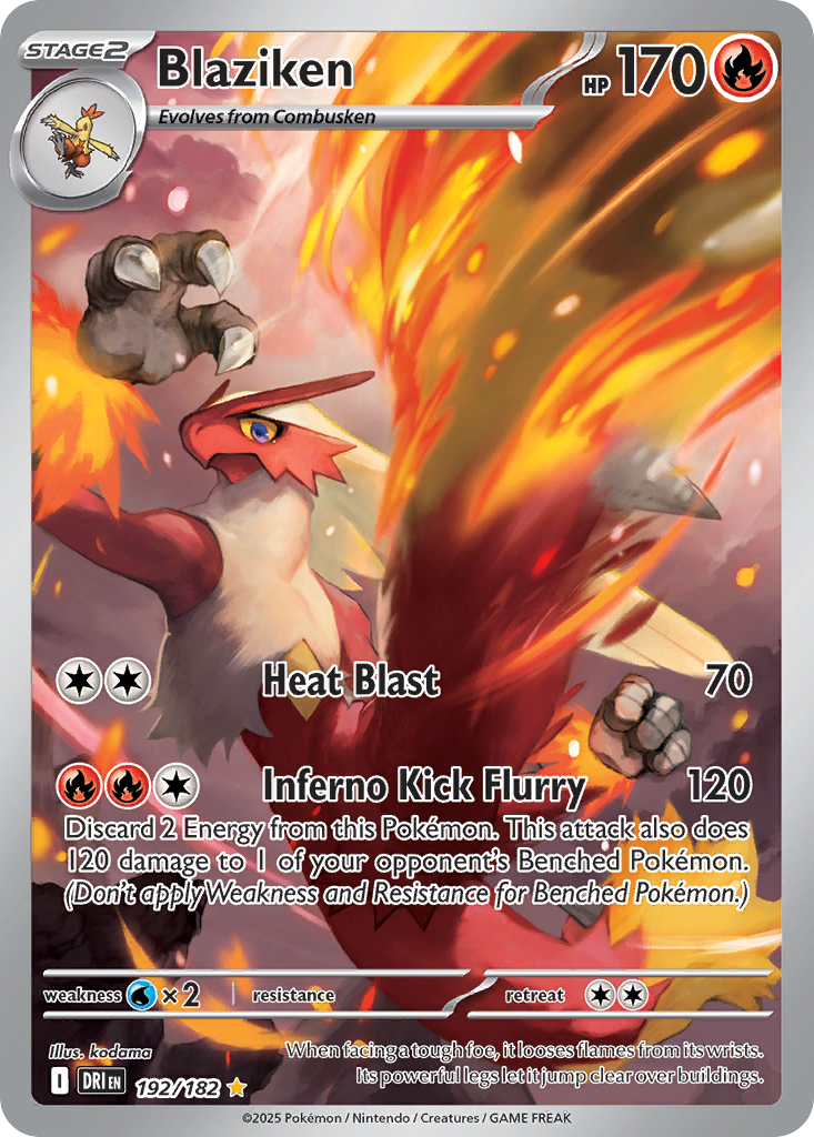 Blaziken 192/182 - Reverse Holo