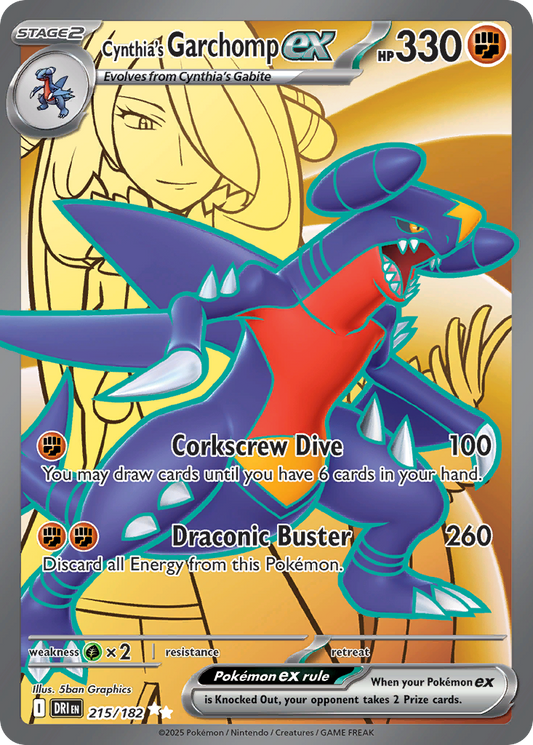 Cynthia’s Garchomp ex 215/182