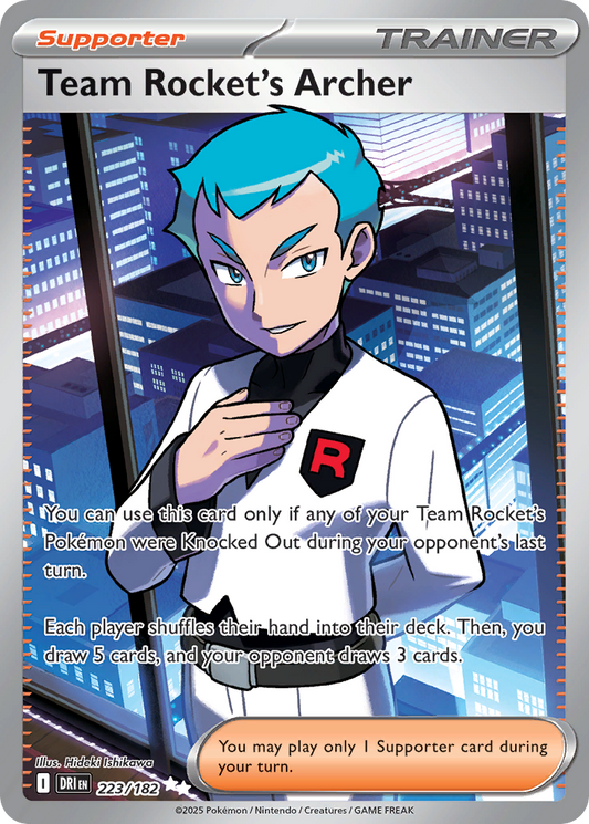 Team Rocket’s Archer 223/182 - Reverse Holo