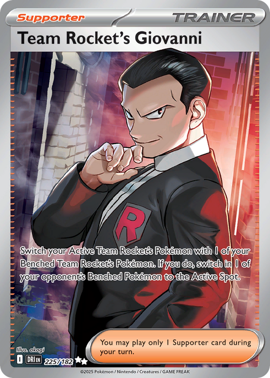 Team Rocket’s Giovanni 225/182 - Reverse Holo