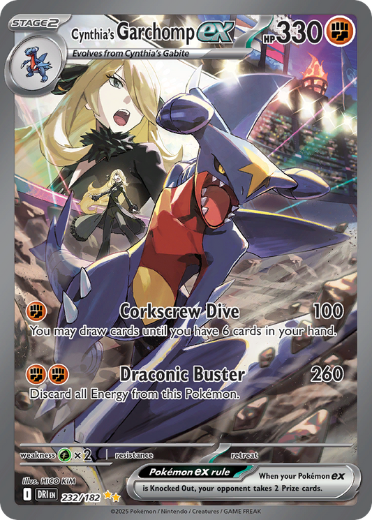 Cynthia’s Garchomp ex 232/182