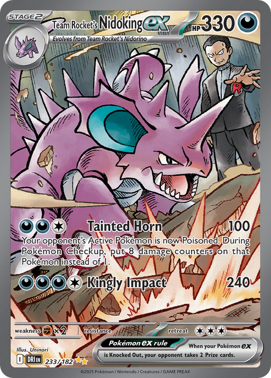 Team Rocket’s Nidoking ex 233/182
