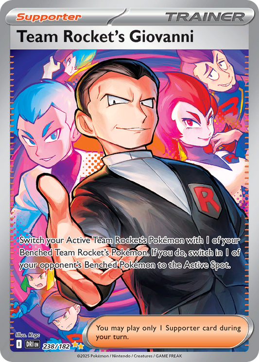Team Rocket’s Giovanni 238/182 - Reverse Holo
