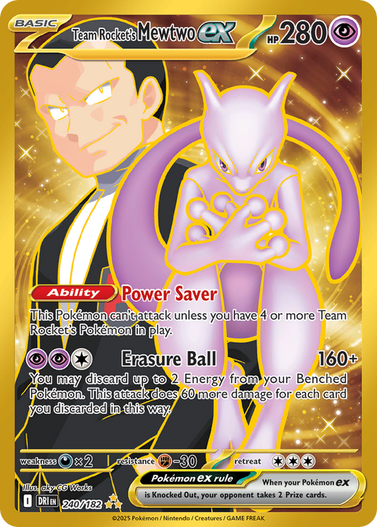 Team Rocket’s Mewtwo ex 240/182