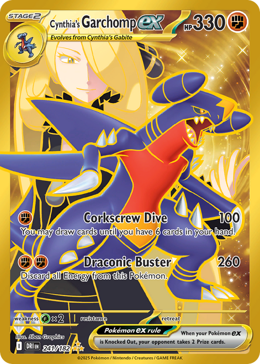 Cynthia’s Garchomp ex 241/182