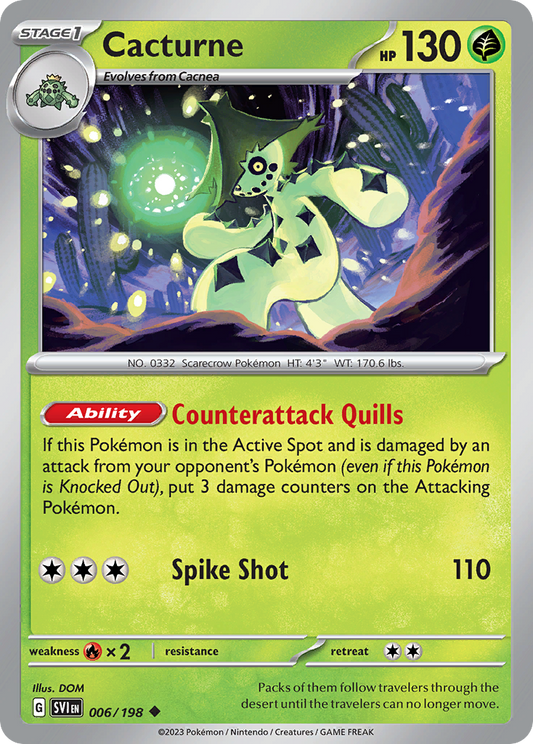 Cacturne 006/198 - Reverse Holo
