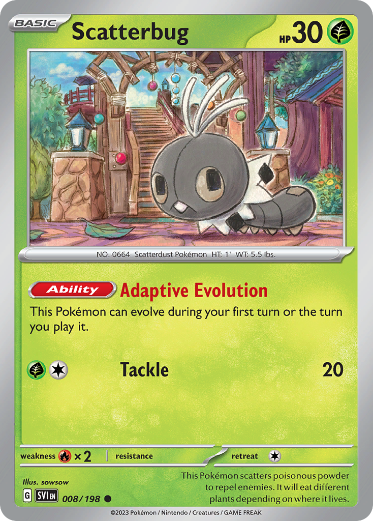 Scatterbug 008/198 - Reverse Holo
