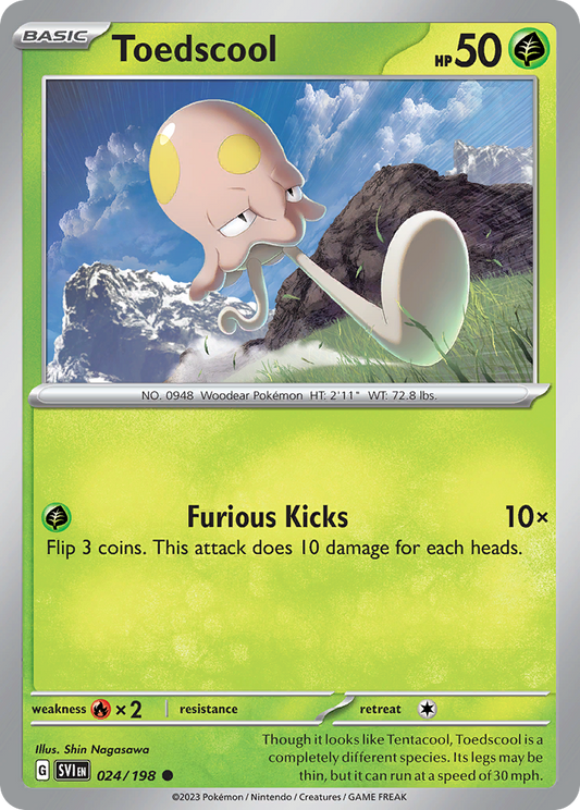 Toedscool 024/198 - Reverse Holo
