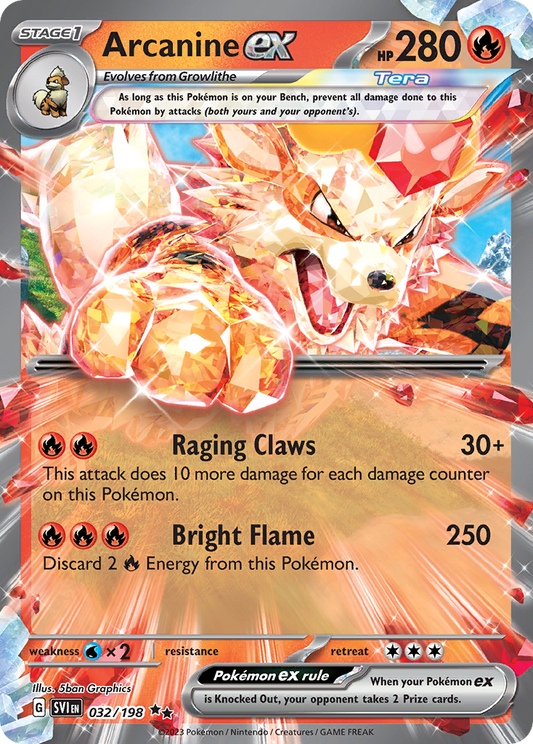 Arcanine ex 032/198 - Reverse Holo