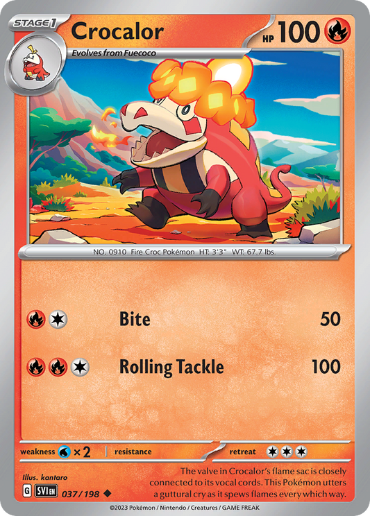 Crocalor 037/198 - Reverse Holo