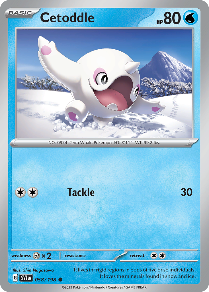 Cetoddle 058/198 - Reverse Holo