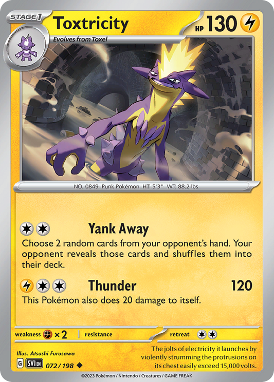 Toxtricity 072/198 - Reverse Holo