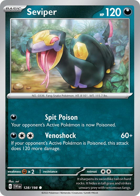 Seviper 128/198 - Reverse Holo