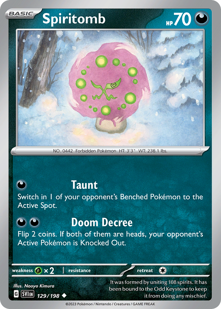 Spiritomb 129/198 - Reverse Holo