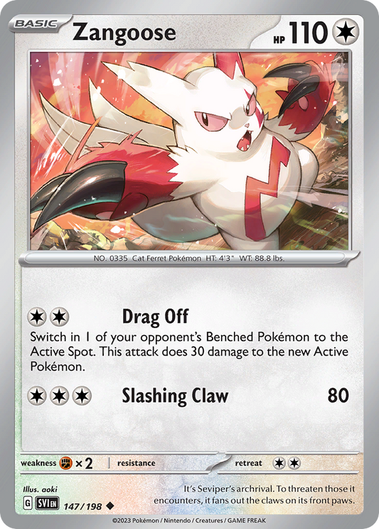 Zangoose 147/198 - Reverse Holo