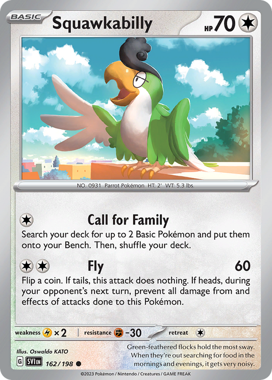 Squawkabilly 162/198 - Reverse Holo