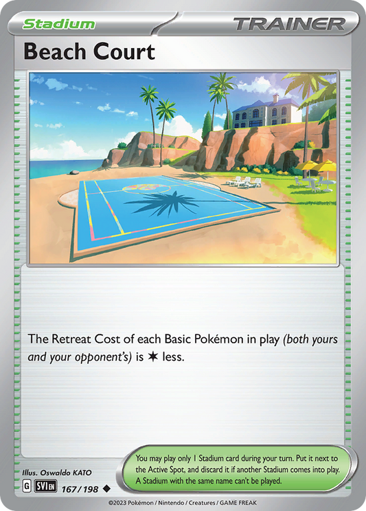 Beach Court 167/198 - Reverse Holo