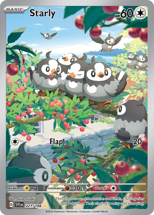 Starly 221/198 - Reverse Holo