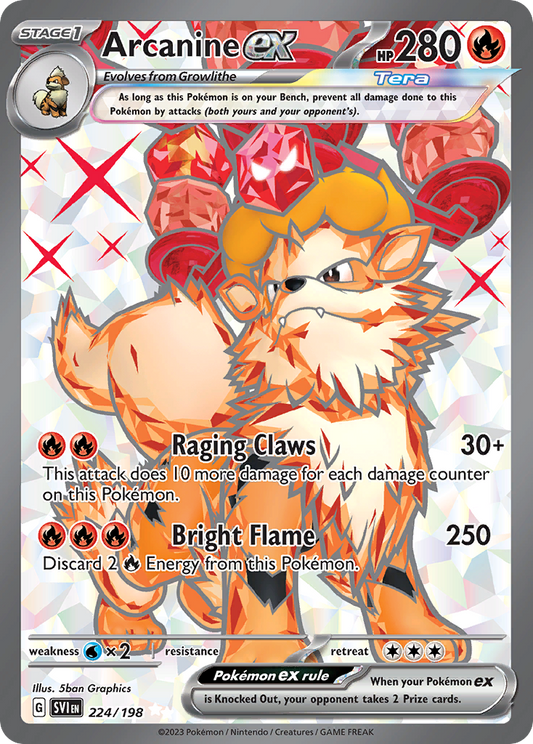 Arcanine ex 224/198