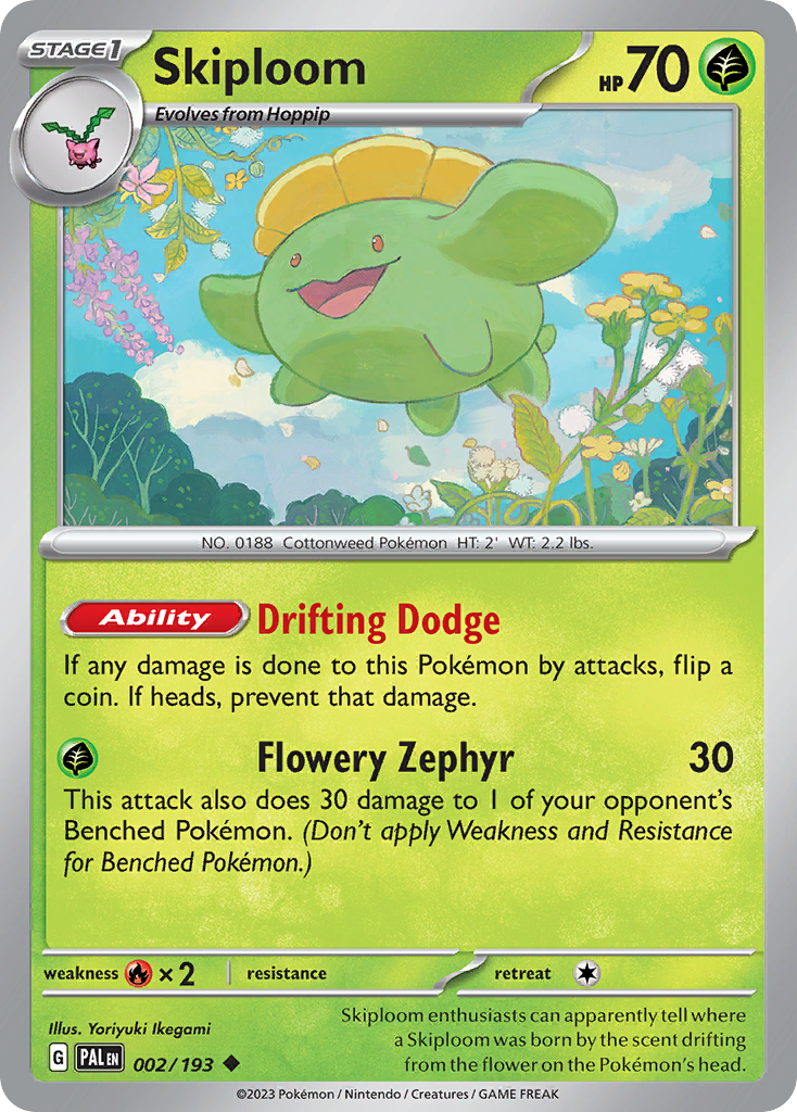 Skiploom 002/193 - Reverse Holo