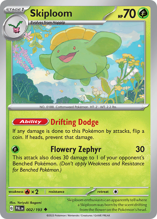 Skiploom 002/193 - Reverse Holo
