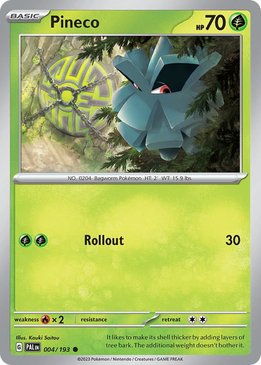 Pineco 004/193 - Reverse Holo